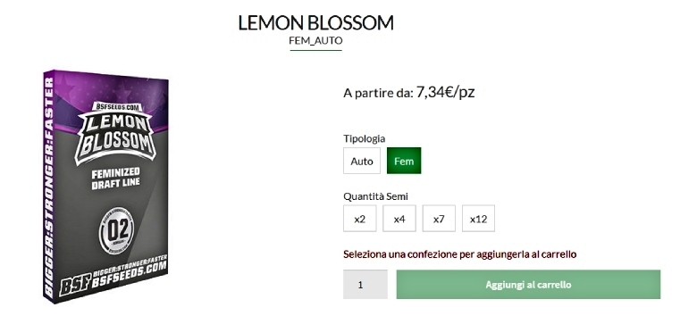 lemon blossom marijuana seeds