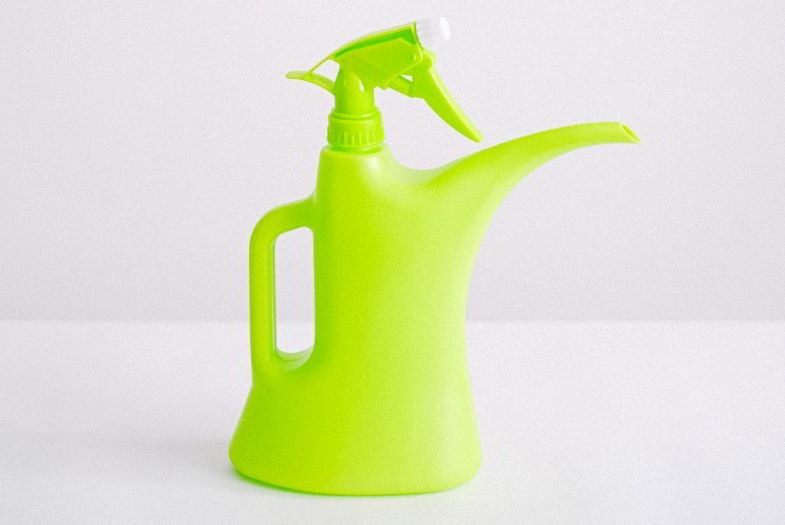 Watering can with spray suitable for the gemination phase