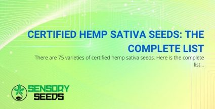 The list of certified hemp sativa seeds