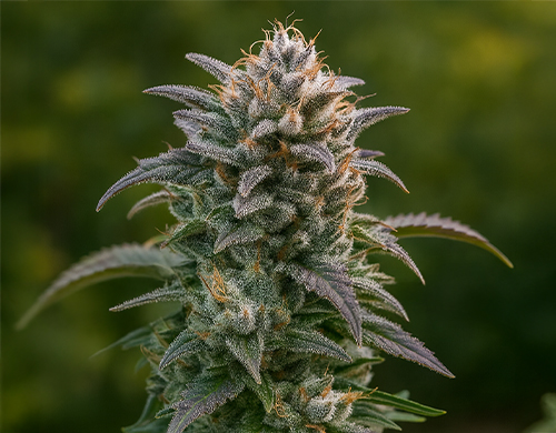 Outdoor-grown Gorilla Bananaplant in flowering stage