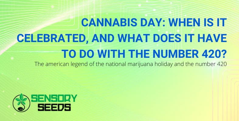 The number 420 and cannabis day