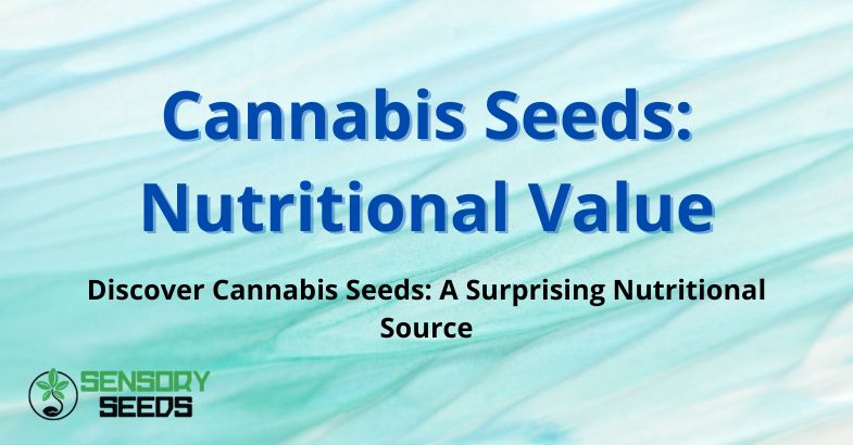 Cannabis Seeds: Nutritional Value