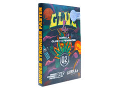 Original packaging of Gorilla Glue Fem cannabis seeds